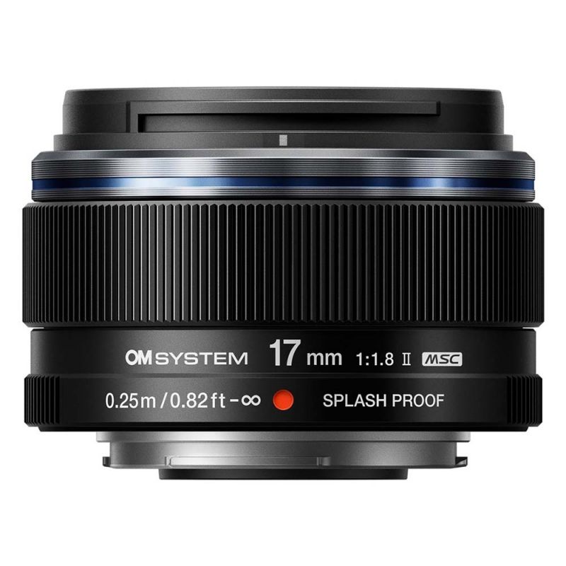 Olympus OM SYSTEM M.Zuiko Digital 17mm f/1.8 II Lens (Black)